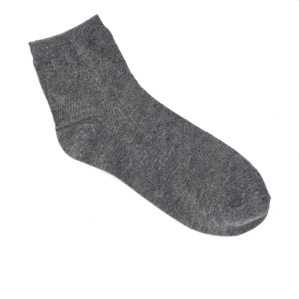 Joyspun Assorted Med Gray Heather Essentials Ankle Dress Socks 6 Pc